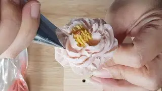 앙금플라워 모란꽃 파이핑 나름 디테일한 설명 | Bean paste flower piping, detailed explanation of peony flower