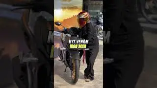 KYT VENOM MARVEL IRON MAN DOUBLE VISOR - OPEN FACE HELMET🔥