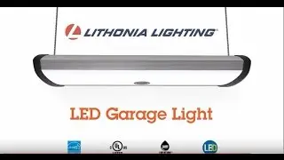 Super LED Garage Light with Motion Sensor from Lithonia Lighting