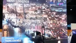 Pacific Controls booth at IoTX 2015 held in Dubai