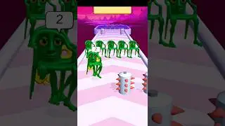 🟢 Green Army Run Challenge | Dangerous Obstacle Runner Game 😱#youtubeshorts #brainrot #shorts