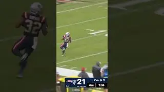 TREVEYON HENDERSON IS STILL RUNNING‼️ 📺: CBS #patriots #nfl #shorts