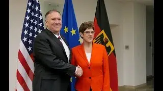 Mike Pompeo bei AKK in Berlin @SecPompeo