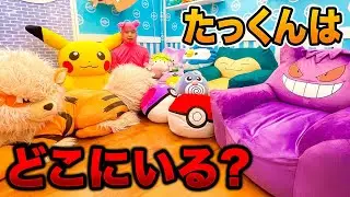 ポケモンだらけの部屋でかくれんぼ！ポップイットハウスで鬼にバレずに身を隠せ！ポケモンなりきり！【対決】
