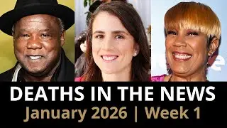 Who Died This Week | January 2026 #1 Celebrity Deaths & More