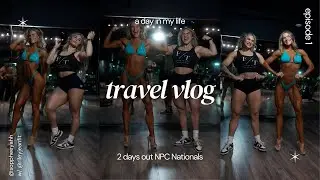Видеоблог с NPC Nationals, 1/2 | поездка в Ирвинг, тренировка, позирование, поход в Target + болт...
