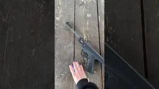 Sport AirGun MP-53M by girl #airgun #glock17 #glock #airsoft #gun #nature #bb #umarex
