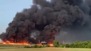 Poly America, Massive Fire Erupts Overnight at Grand Prairie Plastics Plant