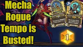 Hearthstone - Mecha Tempo Rogue is Busted! - Badlands