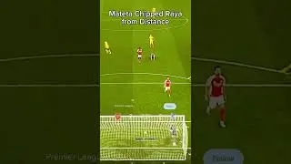 Mateta Chipped Raya #football #shortvideo #premierleague