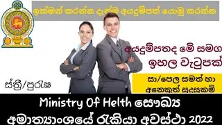 Job vacancies 2022  | New Government job in Sri Lanka 2022 | Rajaye rakiya / new job vacancies 2022