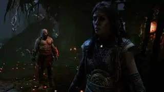 god of war Ragnarok boss fight with gate keeper.