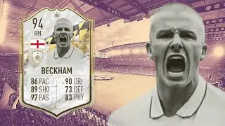 FIFA 22: DAVID BECKHAM 94 PRIME ICON MOMENT PLAYER REVIEW | FIFA 22 ULTIMATE TEAM | PS5