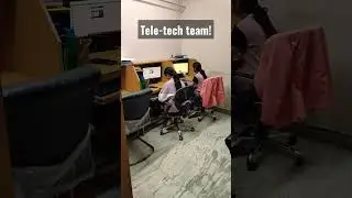 Meet our tele/tech team!🥰 #competishun #mohittyagi #shorts #competishinoffline #telephone #team