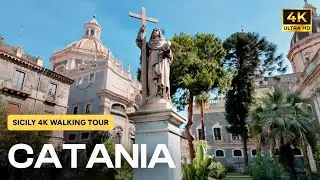 Catania Walking tour | Sicily City Walk 4K | Italy Top Sights