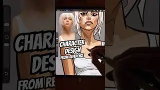 #characterdesign from photo reference #tutorial #digitalpainting #digitalart #arttutorial