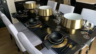 NEW! HOW TO CREATE A RESTORATION HARDWARE INSPIRED TABLESCAPE & RH MODERN INSPIRED DECOR ON A BUDGET