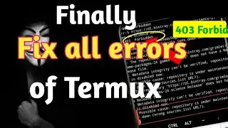 Termux showing error ||Termux error repository under maintenance |How to change mirror in termux