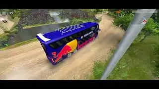 BUS SIMULATOR INDONESIA 🚍🇮🇩 gameplay Red Bull ad Livery | Alveno Gaming 