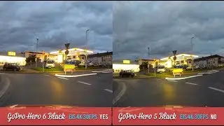 GoPro Hero 6 Black vs GoPro Hero 5 + Low Light Test  ( 2/3) // Video Test // in 4K