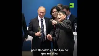 #diegomaradona #vladimirputin   #shorts              Diego Armando Maradona e Vladimir Putin