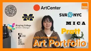 [ICON Acceptance 2024] RISD & ACCD Entertainment Illustration Portfolio - Marshall Kim