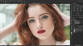 Face and Lips, Skintone Gradient Map, Tan Skin