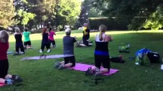 Zest Bootcamp outdoor exercise in Bath