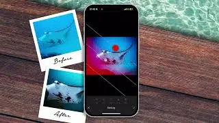 Lightroom  Mobile editing tutorial | Edit Underwater Gopro photos | No Talking