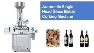 How To Use ZS-DSJ2 High Speed Natural Wooden Cork Gin Rum Liquor Glass Wine Bottle Corking Machine