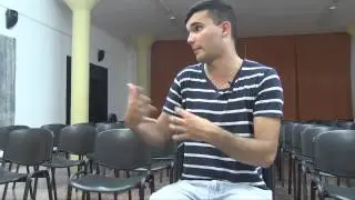 Quim de la Cruz  alumne de l'Institut de Deltebre