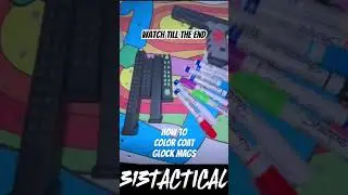 How To Color Coat Glock Mags #GlockMods #ColorFill #SharpiePaint #313Tactical #DIYGunsmithing #Glock