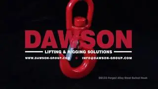 DAWSON DS132 FORGED ALLOY STEEL SWIVEL HOOK WITH LATCH FOR LIFTING FACTORY