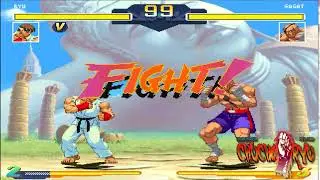 CvS Ryu Alpha vs Sagat