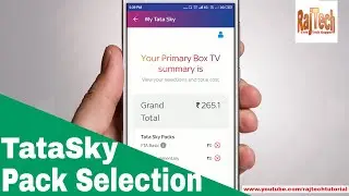 how to make tata sky channel pack in mobile app 2020 | tata sky pack selection | ChangePackageOnline