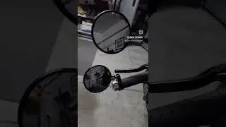 Trying out crg bar end mirrors on my Triumph scrambler 900 #motorcycle