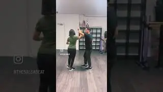 🤩 Простой рисунок танца сальса с поворотами влево и вправо 🌀