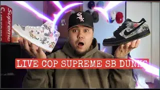 *LIVE COP* SUPREME SB DUNK LOW! HOW LIMITED WERE THESE??