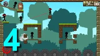Stickman Shooting Walkthrough Part 4 Android Gameplay HD / New Stickman Arcade Game