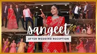 Sangeet Dance😍💃🕺|Telugu Wedding💍|Chandana❤️ Prasanna Kumar|Wedding Reception Day💍|Telugu Sangeet✨🔥