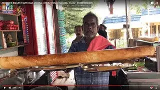 #WORLD'S BIGGEST SIZE DASA MAKING | 70MM DOSA | Incredible Foods | STREET FOODS street food