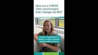 How can a THRIVE Clinic psychologist help manage my IBD?