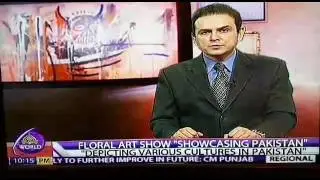 Floral Art Show titled Showcasing Pakistan at Serena Hotel Islamabad Sept 2016 Report by Raza Khan