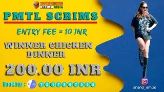 PMTL DAILY SCRIMS TIME 8:00 & 9:00 PM, 5th July 23