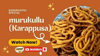 Murukullu karappusa recipe making 😋 easy and fast