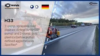 HOFMANN  - Roadmarking Machine - 2-comp. spray. cold plastics Airless and 2-comp. cold plastics