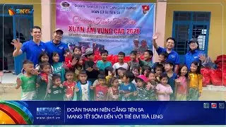 ĐOÀN THANH NIÊN CẢNG TIÊN SA MANG TẾT SỚM ĐẾN VỚI TRẺ EM TRÀ LENG