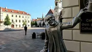 Bratislava Old Town walking tour video Bratislava Slovakia