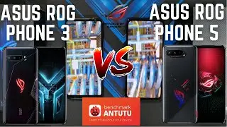 Antutu V8 ASUS ROG Phone 5 Tencent VS ASUS ROG Phone 3 Tencent