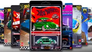 Витрина - HW RLC Kawa-Bug-A, Nissan Silvia, набор Car Culture Boulevard, Slide Street, Mainlines.